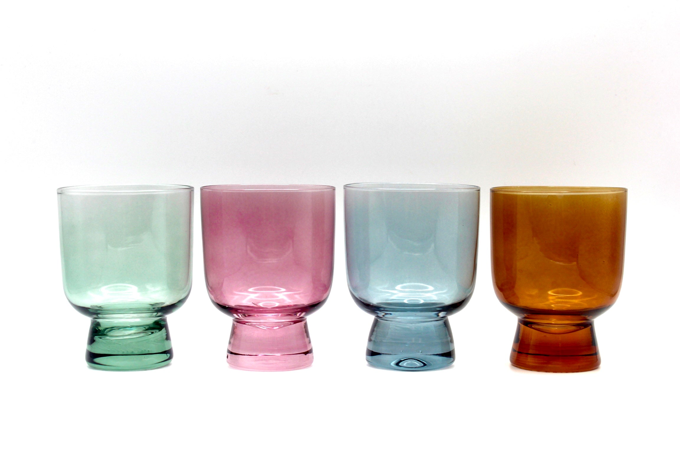Colorful Glass Cup Set