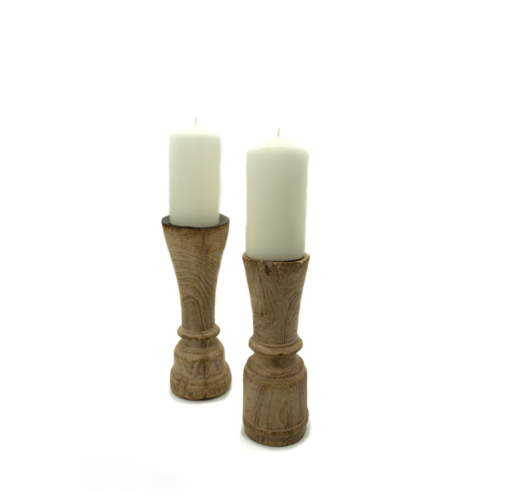 Vintage Candle Stick Duo